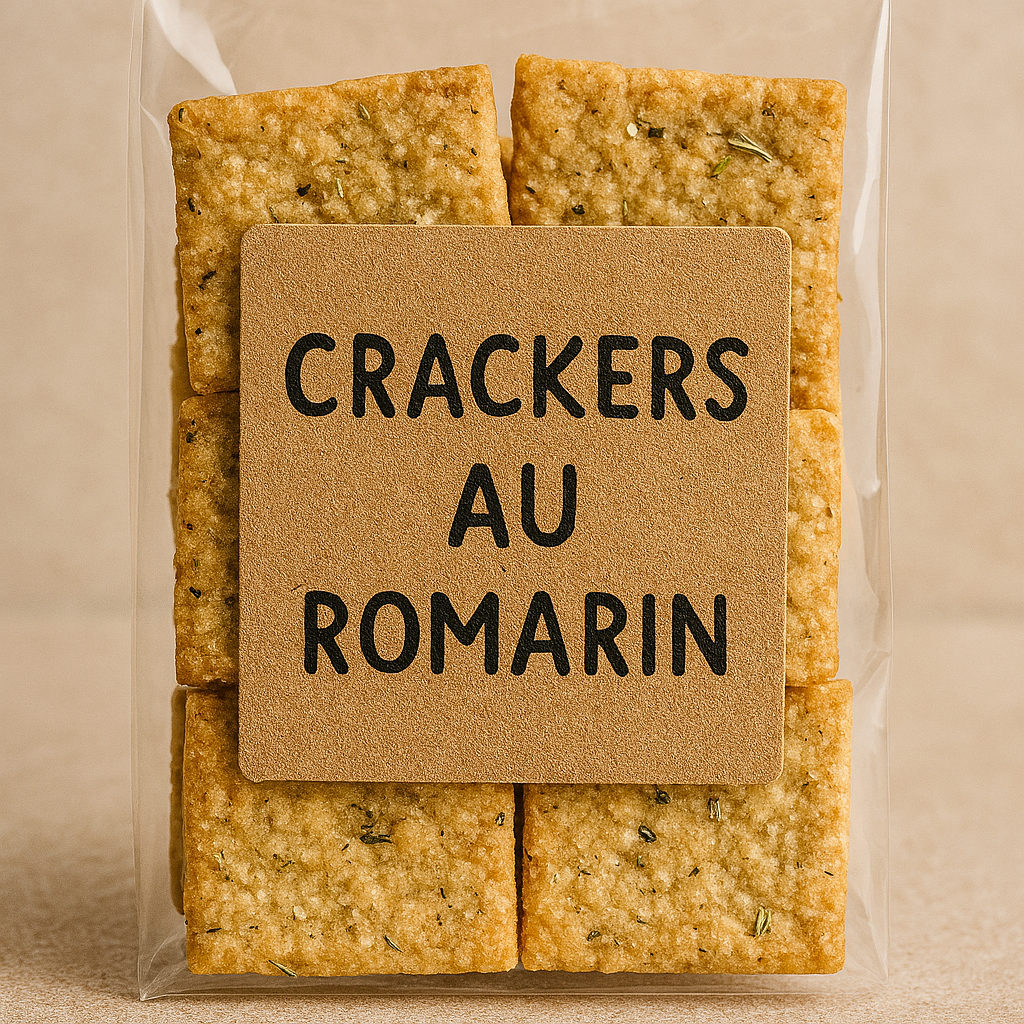 Crackers artisanaux AROMATIK au romarin