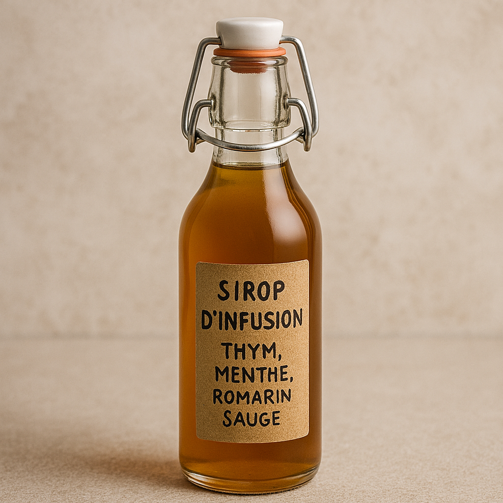 Sirops artisanaux AROMATIK romarin verveine