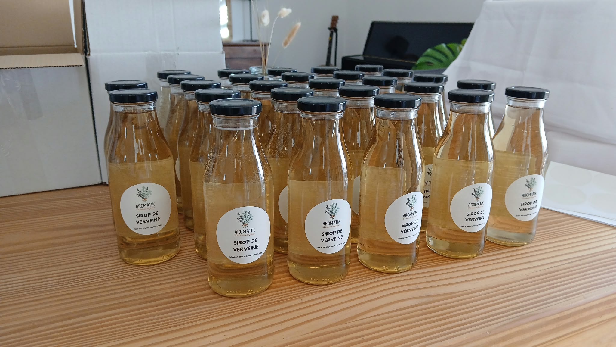 Sirops artisanaux AROMATIK romarin verveine